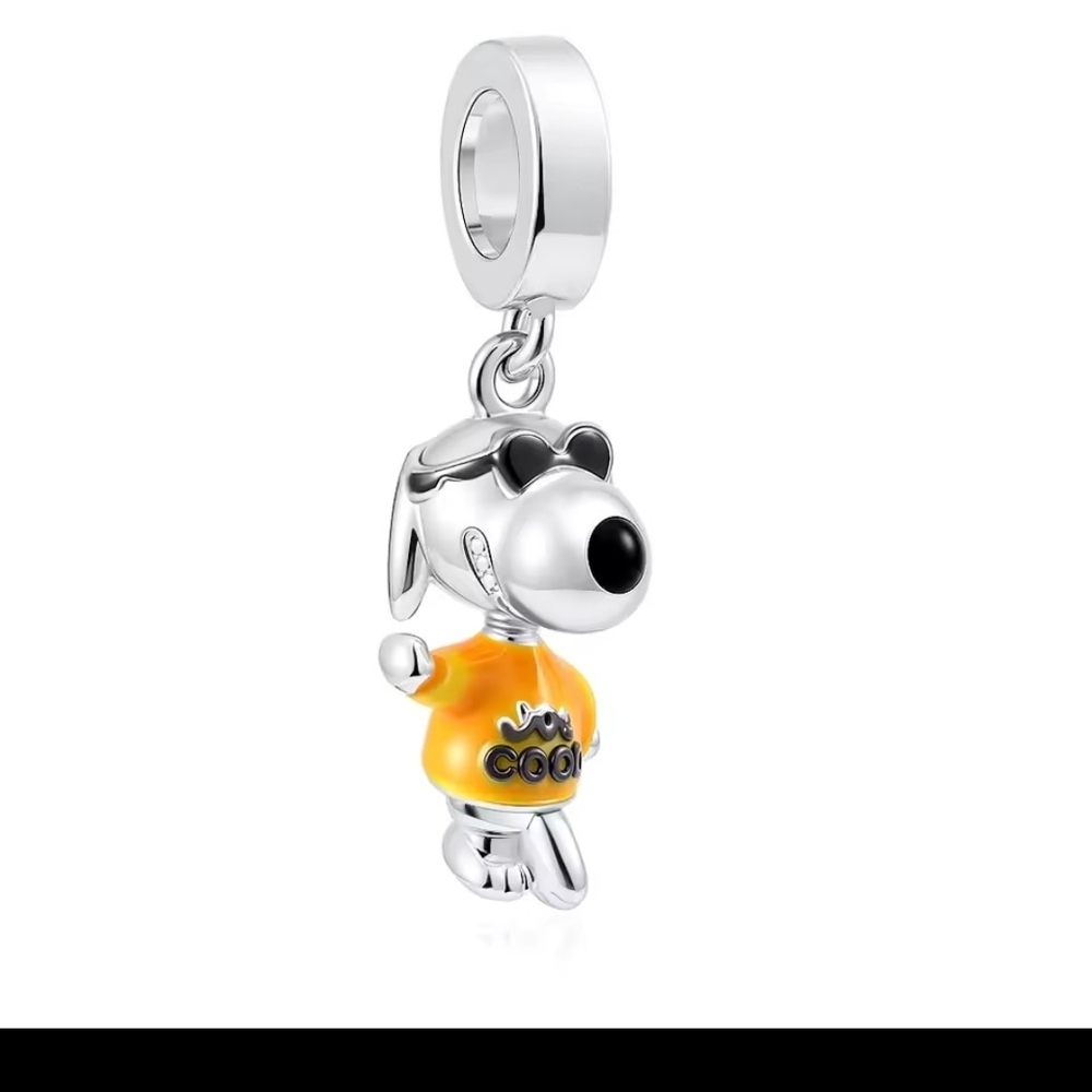 Peanuts Snoopy "Joe Cool" bracelet charm Last One Left